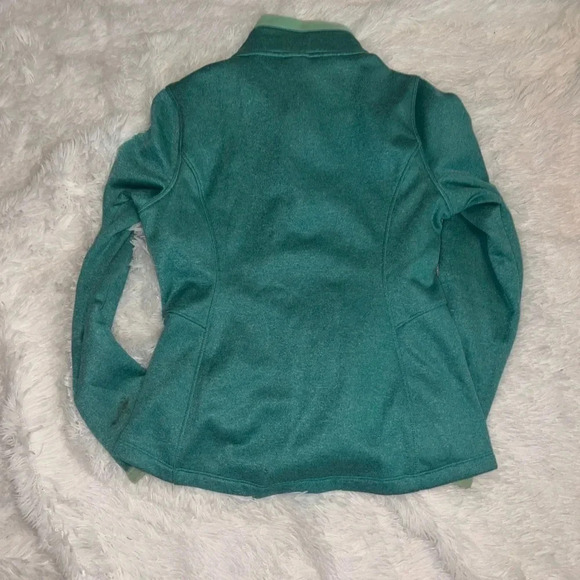 Women’s North Face Zip Up Jacket Blue with Fleece Lining size Medium Base Layer - Picture 7 of 7